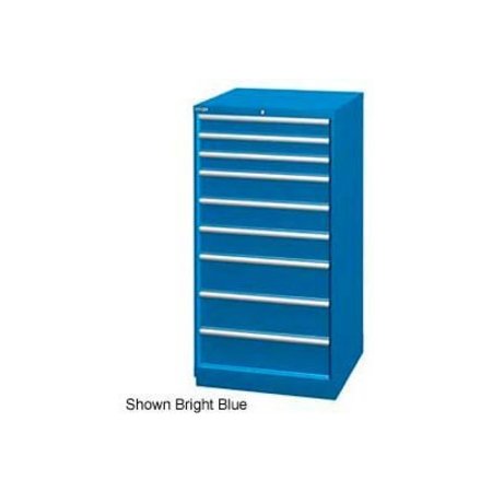 LISTA INTERNATIONAL Lista 28-1/4"W Cabinet, 9 Drawer, 111 Compart - Classic Blue, Keyed Alike XSSC1350-0902CBKA